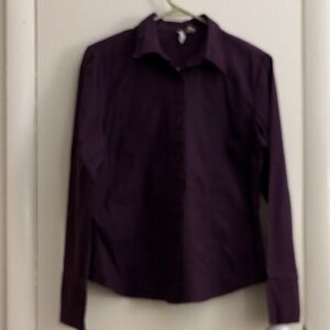 St Johns Bay Deep Purple Button-Down Shirt